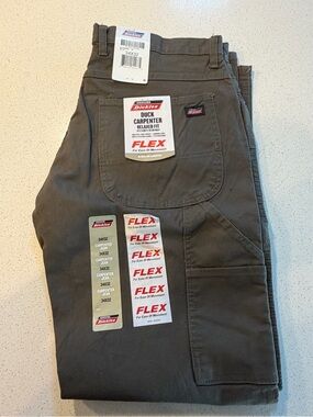 Dickies Men’s Duck Carpenter Pants - Dark Olive
